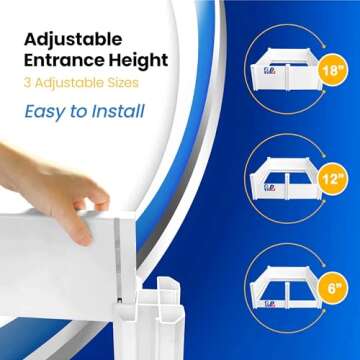 PUPez Whelping Box - Whelping Box for Dogs - 48"x48"x18" - Whelping Bed, Whelping Pen for Puppies, Whelping Box for Large Breed Dogs, Dog Whelping Box, Dog Birthing Box