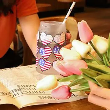 TECKWRAP Cold Color Changing Vinyl Cold Sensitive for for DIY Stickers Decals Cups Water Bottles Adhesive Permanent Vinyl, 12Inch by 5Feet, White to Red