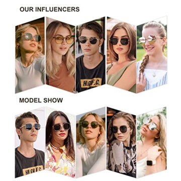 SOJOS Classic Trendy Square Sunglasses for Women Men Cute Big Frame Gold Shades SJ1137, Dark Tortoise/Green