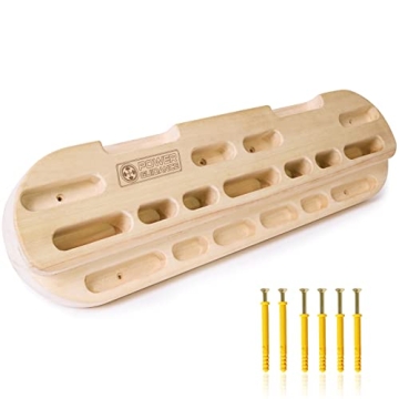 POWER GUIDANCE Rock Climbing Hangboard - Strengthen Your Grip Effectively