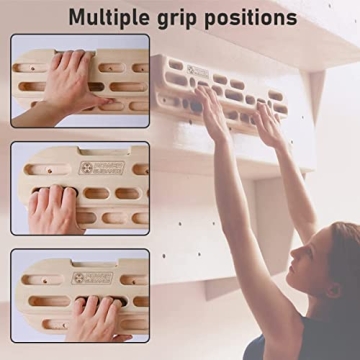 POWER GUIDANCE Wooden Hangboard for Grip Strength Training