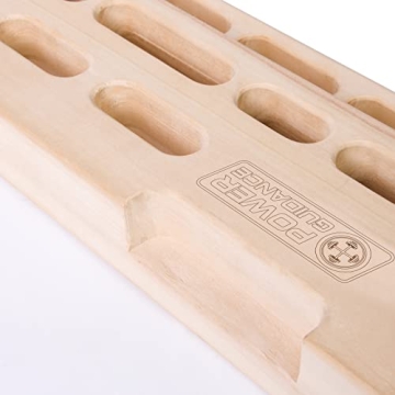 POWER GUIDANCE Wooden Hangboard for Grip Strength Training