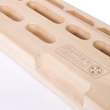 POWER GUIDANCE Wooden Hangboard for Grip Strength Training