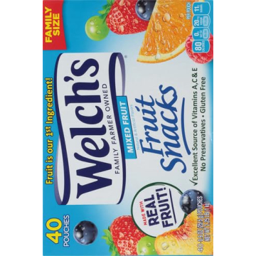 Welch's Mixed Fruit Snacks Pack, Healthy & Tasty Treats