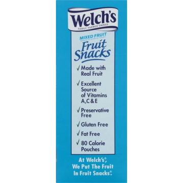 Welch's Mixed Fruit Snacks Pack, Healthy & Tasty Treats