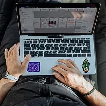 100Pcs Neon Stickers Decal, Waterproof Vinyl Stickers Pack for Bumper, Laptop, Skateboard, Water Bottle, Luggage, Phone, Graffiti Stickers for Adults