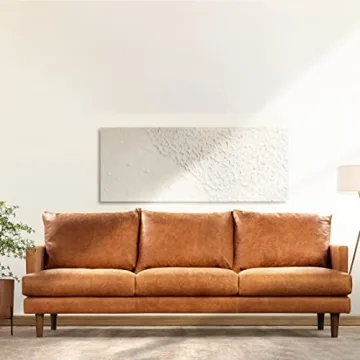 POLY & BARK Girona 88-Inch Leather Couch – Full Grain