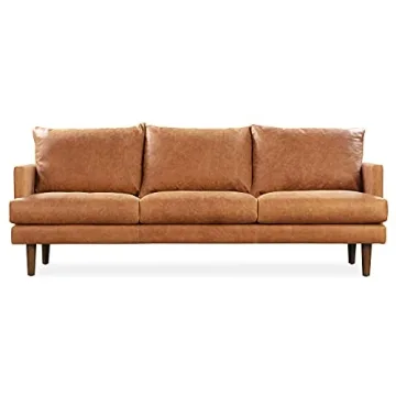 POLY & BARK Girona 88-Inch Leather Couch – Full Grain