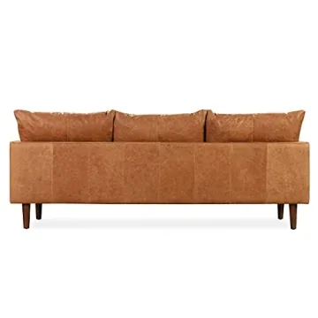 POLY & BARK Girona 88-Inch Leather Couch – Full Grain