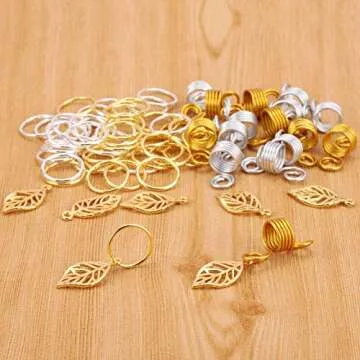 200 Pcs Loc Hair Jewelry for Women - Stylish Hair Charms