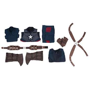 Superhero CA Costume Full Set for Halloween and Cosplay