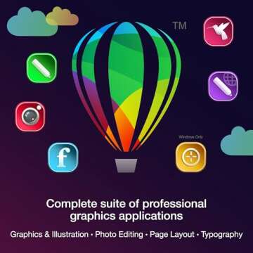 CorelDRAW Graphics Suite | 1 Month Subscription | Graphic Design Software for Professionals | Vector Illustration, Layout, and Image Editing [ PC/Mac Download]