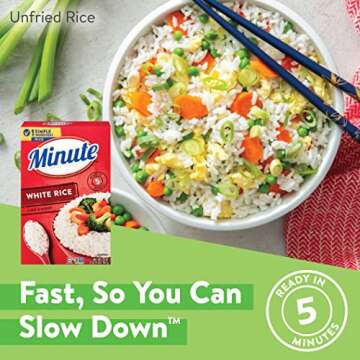 Minute White Rice - Quick and Easy Instant Rice Meal