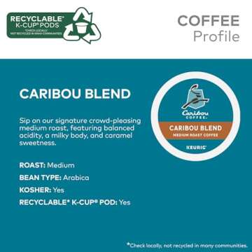 Caribou Coffee 40-Count Variety Pack K-Cup Pods
