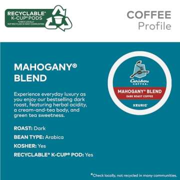 Caribou Coffee 40-Count Variety Pack K-Cup Pods