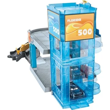 Mattel Disney Cars Playset with Lightning McQueen & Elevator