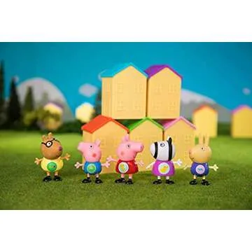 Peppa Pig Mystery Houses 6-Pack - Surprise Figures Inside
