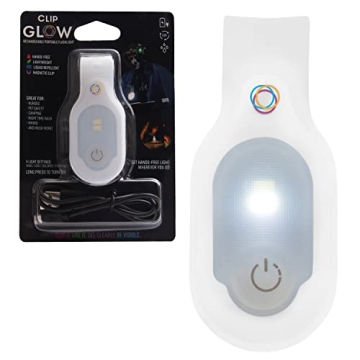 ClipGlow Nurse Light - Lightweight Magnetic & USB Rechargeable Flashlight for Night Shifts, 4 Light ...