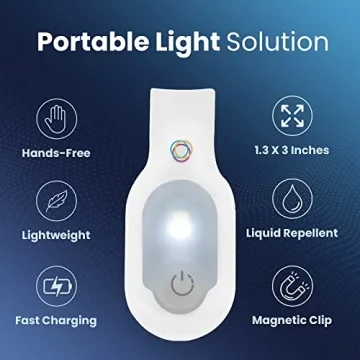 ClipGlow Nursing Night Light - Rechargeable & Portable