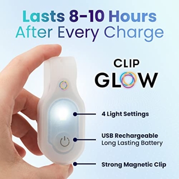 ClipGlow Nursing Night Light - Rechargeable & Portable