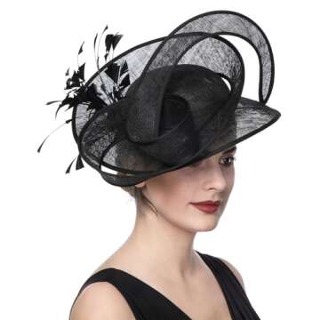 Elegant SAFERIN Fascinators Hat for Tea Parties & Events