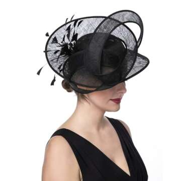 Elegant SAFERIN Fascinators Hat for Tea Parties & Events