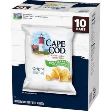Cape Cod Less Fat Original Kettle Chips, 10 Count