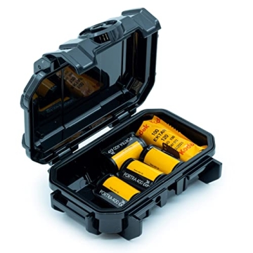 Evergreen Film Storage Case | Holds 7 Rolls of 35mm or 5 Rolls of 120mm Film | Preserve and Protect ...