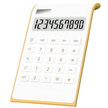 Calculator, 10 Digits Solar Battery Basic, Dual Powered Desktop Calculator by Sportsvoutdoors