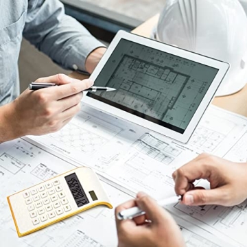Solar-Powered Desktop Calculator with 12-Digit Display