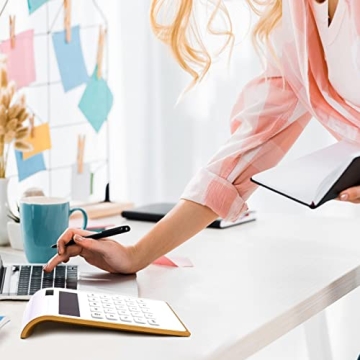 Solar-Powered Desktop Calculator with 12-Digit Display