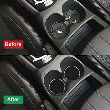 Stylish SHANSHUI Bling Car Coasters for Every Vehicle