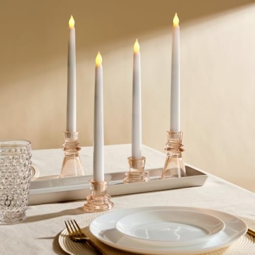 Elegant Flameless Candle Set with Remote & Timer