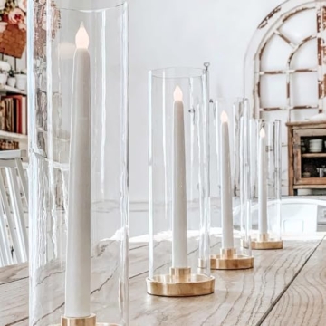 Elegant Flameless Candle Set with Remote & Timer