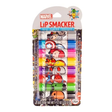 Lip Smacker Marvel Avengers Flavored Lip Balm Party Pack - 8 Count