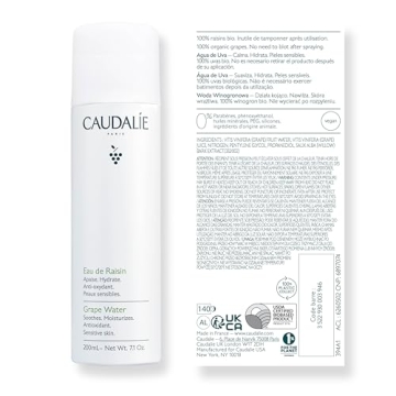 Caudalie Grape Water Facial Mist - Organic Hydrating Spray