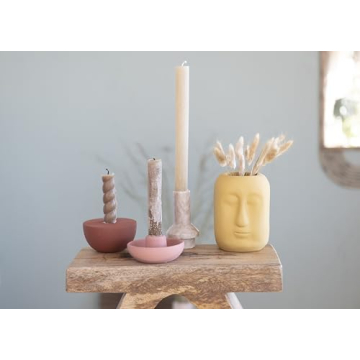 Elegant Bloomingville Marble Candle Holder for Taper Candles