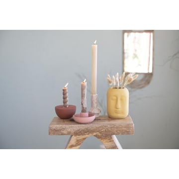 Elegant Bloomingville Marble Candle Holder for Taper Candles