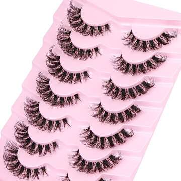 Natural Look False Lashes Pack for Stunning Eyes