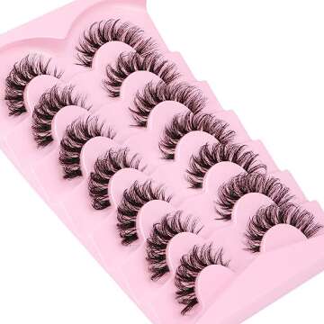Natural Look False Lashes Pack for Stunning Eyes