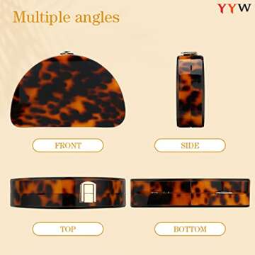 Clutch Purses Women Semicircle Evening Bag Crossbody Bag for Women Elegant Handbags for Wedding Cocktail Party Prom Banquet (Leopard Print)