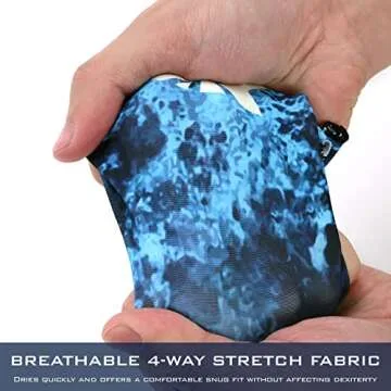 KastKing La Sal Fishing Gloves UPF50+ Sun Gloves UV Protection Fingerless Gloves Men Women for Outdoor, Kayaking, Rowing, Paddling, Canoeing, Hunting