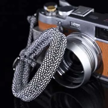 Qiang Ni Camera Wrist Strap - Paracord High-end Camera Hand Strap Wrist Lanyard for DSLR or Mirrorless Camera