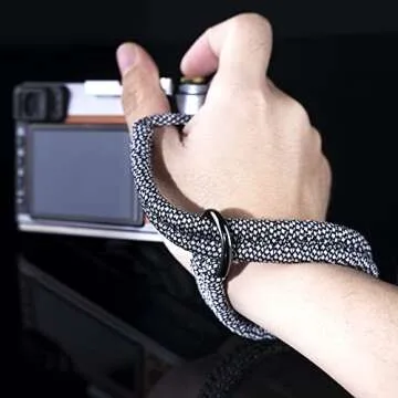 Qiang Ni Camera Wrist Strap - Paracord High-end Camera Hand Strap Wrist Lanyard for DSLR or Mirrorless Camera