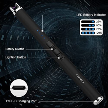 ARECTECH Rechargeable Electric Arc Plasma Lighter for All