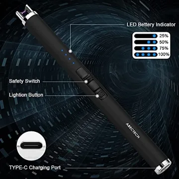 ARECTECH Rechargeable Electric Arc Plasma Lighter for All