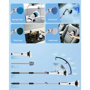 Leebein Electric Spin Scrubber – Efficient Home Cleaning Tool