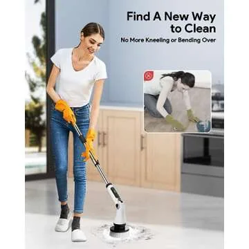 Leebein Electric Spin Scrubber – Efficient Home Cleaning Tool