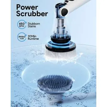 Leebein Electric Spin Scrubber – Efficient Home Cleaning Tool