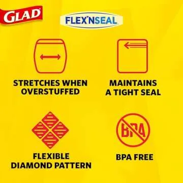 Glad Flex'N Seal Sandwich Bags – Ultimate Food Storage Solution
